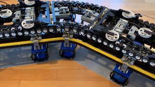 Detachable 3S LEGO ropeway intermediate station [upl. by Kciredec]