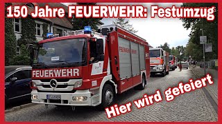 🚨FESTUMZUG 150 Jahre FF ErfurtIlversgehofen🚒 [upl. by Lambertson794]