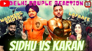 Lafaafe  Karan Aujla vs Warning Shots  Sidhu Moosewala  Delhi Couple Reactions [upl. by Rockie73]