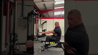 How to get the most from horizontal row movements to develop the lats with Terry Hollands [upl. by Annaear251]