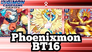 Phoenixmon X Antibody Deck Profile BT16 [upl. by Hoebart]