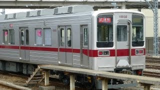 【東上線10030系 11032F VVVF化 試運転】 館林駅 VVVF音 発車シーン [upl. by Dart]