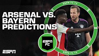 Arsenal vs Bayern Munich Champions League 2nd Leg PREDICTIONS  ESPN FC [upl. by Manbahs]