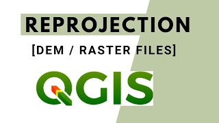 How to Reproject DEM TilesRaster files in QGIS [upl. by Walley744]