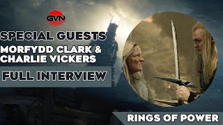 Exclusive Interview with Morfydd Clark amp Charlie Vickers  The Rings of Power Season 2 [upl. by Ynobe]