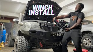 Installing A Winch On My Toyota Hilux  13000LBS OpenRoad Winch Review [upl. by Coates]