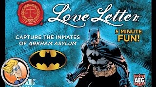 Love Letter Batman overview — BGGCON 2014 [upl. by Dolan]