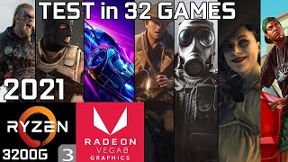 Test 32 Games with Ryzen 3 3200G Vega 8 amp 16GB RAM [upl. by Dympha]