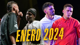 ¡Los 10 MEJORES MINUTOS del MES de ENERO 2024  Batallas De Gallos Freestyle Rap [upl. by Irtimid]