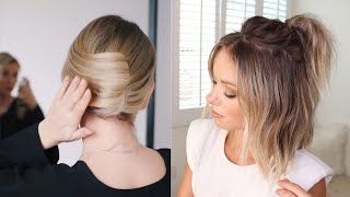 15 Easy Hairstyles for Short Hair Youd Love to Try [upl. by Etteiluj]