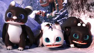 Sneaky Baby Dragons Scene  HOW TO TRAIN YOUR DRAGON HOMECOMING 2019 Movie CLIP HD [upl. by Kalle]