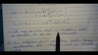 Oxidation state of Lanthanides Bsc semester 4th [upl. by Ettenel878]