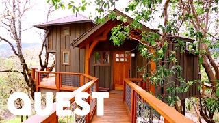 Amazing Mountain View Treehouse  Treehouse Masters [upl. by Parris]