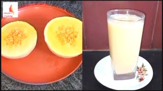 Muskmelon Juice  கிர்ணி பழ ஜூஸ் shenbascreativity [upl. by Araiet]