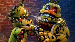 FNaF Nightmare vs Scrap Animatronics [upl. by Hyps]