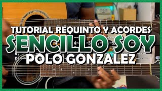 Tutorial  Sencillo soy  Polo Gonzalez  Requinto  Acordes  TABS [upl. by Madonia362]