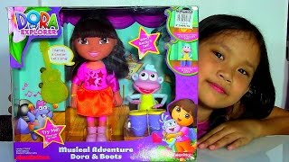 Dora the Explorer Musical Adventure Dora amp Boots Dolls Playset [upl. by Yentroc693]