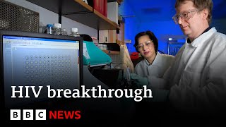 Scientists say they can cut HIV out of cells  BBC News [upl. by Standush]