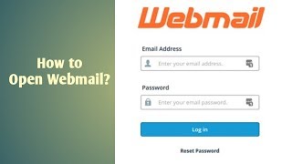 How to Open Webmail [upl. by Iur]