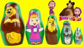 Masha and the bear nesting dolls [upl. by Ennoid]