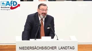 Klaus Wichmann AfD zum Thema Niedersächsischer Verfassungsschutz ist Antifa [upl. by Oicnaneb237]