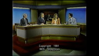 WIS 11pm News 4121991 partial [upl. by Airekahs]