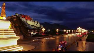 Potala Palace Aerial Video Lhasa Travel Video Tibet China 4K [upl. by Schinica711]