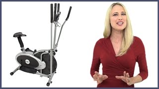 Elliptical Bike 2 IN 1 Cross Trainer Exercise Fitness Machine Review [upl. by Tella]