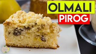 OLMALI PIROG tayyorlash APPLE PIE recipe quick and easy [upl. by Mcroberts]