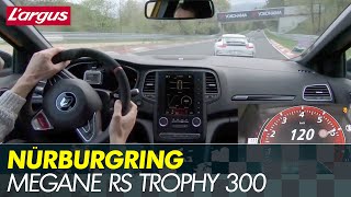 New Megane RS Trophy 300 at the Nürburgring chasing 911 GT3 RS Bridgestone S007 [upl. by Cavanaugh373]