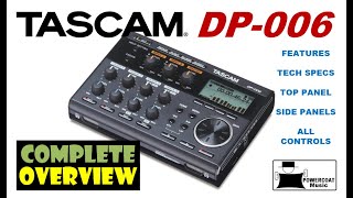 Tascam DP006 Digital PocketStudio Complete Overview [upl. by Siri]