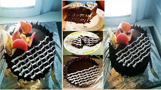 Chocolate Ganache Cake Recipe  Easy Eggless Chocolate cake Recipe [upl. by Leone]