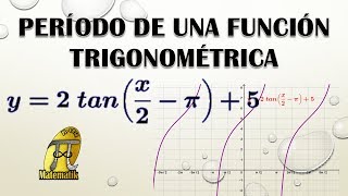 Período de una función trigonométrica [upl. by Anilocin]