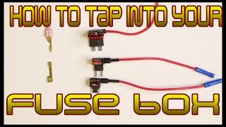 How to tap into your cars fuse box safely and cleanly [upl. by Tarrsus]