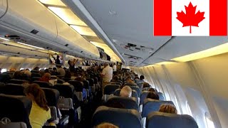 FLIGHT TO MONTREAL  TAKE PLANE  ASMR PLANE AMBIANT  VOL FRANCE CANADA [upl. by Nnayr244]