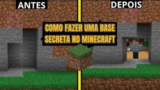 COMO FAZER UMA PASSAGEM SECRETA NO MINECRAFT [upl. by Dnalyram]