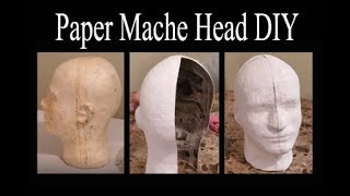 Paper mache mask How to sculpt mold and cast [upl. by Tades]