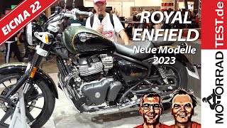 Royal Enfield EICMA 22  Die neuen Motorräder von Royal Enfield auf der Eicma 2022 [upl. by Mile]