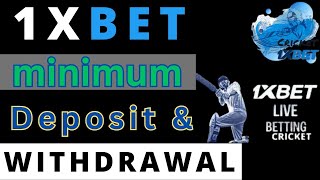 1xbet Minimum Deposit And Withdrawal  1xbet deposit and withdrawal [upl. by Bannerman]