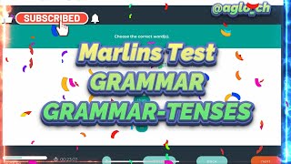 Marlins Test For Seafarer  Grammar Grammar  Tenses [upl. by Harriett]