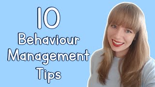 10 Behaviour Management Tips  EYFS amp KS1 [upl. by Rao849]