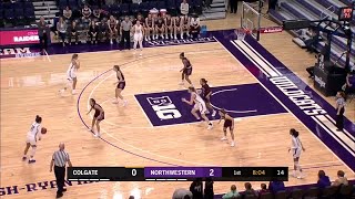 HIghlights Colgate at Northwestern  B1G Womens Basketball  Nov 27 2019 [upl. by Washington]