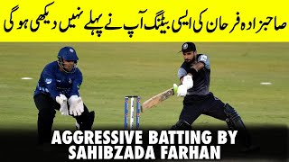 Aggressive Batting By Sahibzada Farhan  KP vs Southern Punjab  Match 5  National T20  PCB  MH1T [upl. by Liartnod]