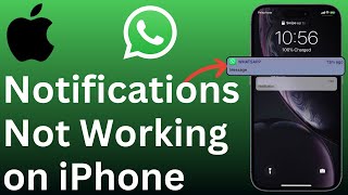 FIXED WhatsApp Notifications Not Showing or Working on iPhone Unless I Open App [upl. by Atilahs]