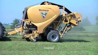 NONSTOP Round Baler Vermeer  Lely [upl. by Llednek644]