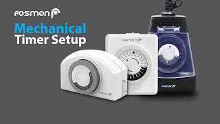 Fosmon Outlet Timer Setup Instructions 4 Steps [upl. by Whiney]