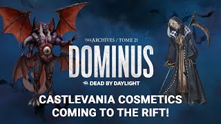 Castlevania Cosmetics for Tome 21 Dominus Dead By Daylight Archives [upl. by Rolph796]