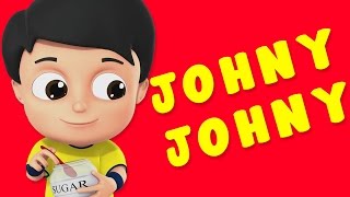 Johny Johny Yes Papa  3D Nursery Rhymes For Children [upl. by Lilybelle]