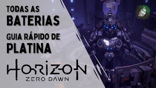 Arsenal Antigo Todas as Baterias  Guia Rápido para Platina  Horizon Zero Dawn [upl. by Araihc]