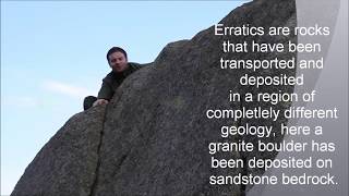 Erratics glacial transport and deposition [upl. by Arihaz]